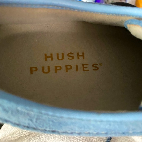 Women’s Hush Puppy Blue Suede Shoes - Picture 5 of 7